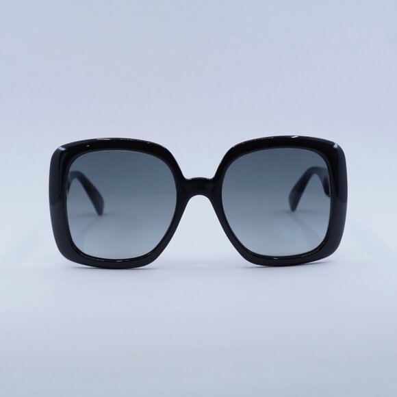 🕶️ New Gucci GG0713S 001 Sunglasses - Black Frame, Grey Gradient Lenses - Picture 2 of 11